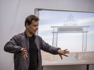 Олег Харитонов в школе-11