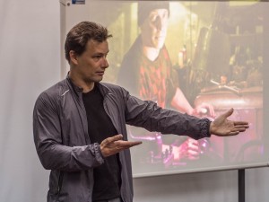 Олег Харитонов в школе-17